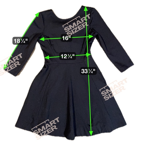 Kate Spade Bow Back Mini Dress Size 4 Black Fit & Flare Ponte LBD Cocktail Event - Picture 11 of 11